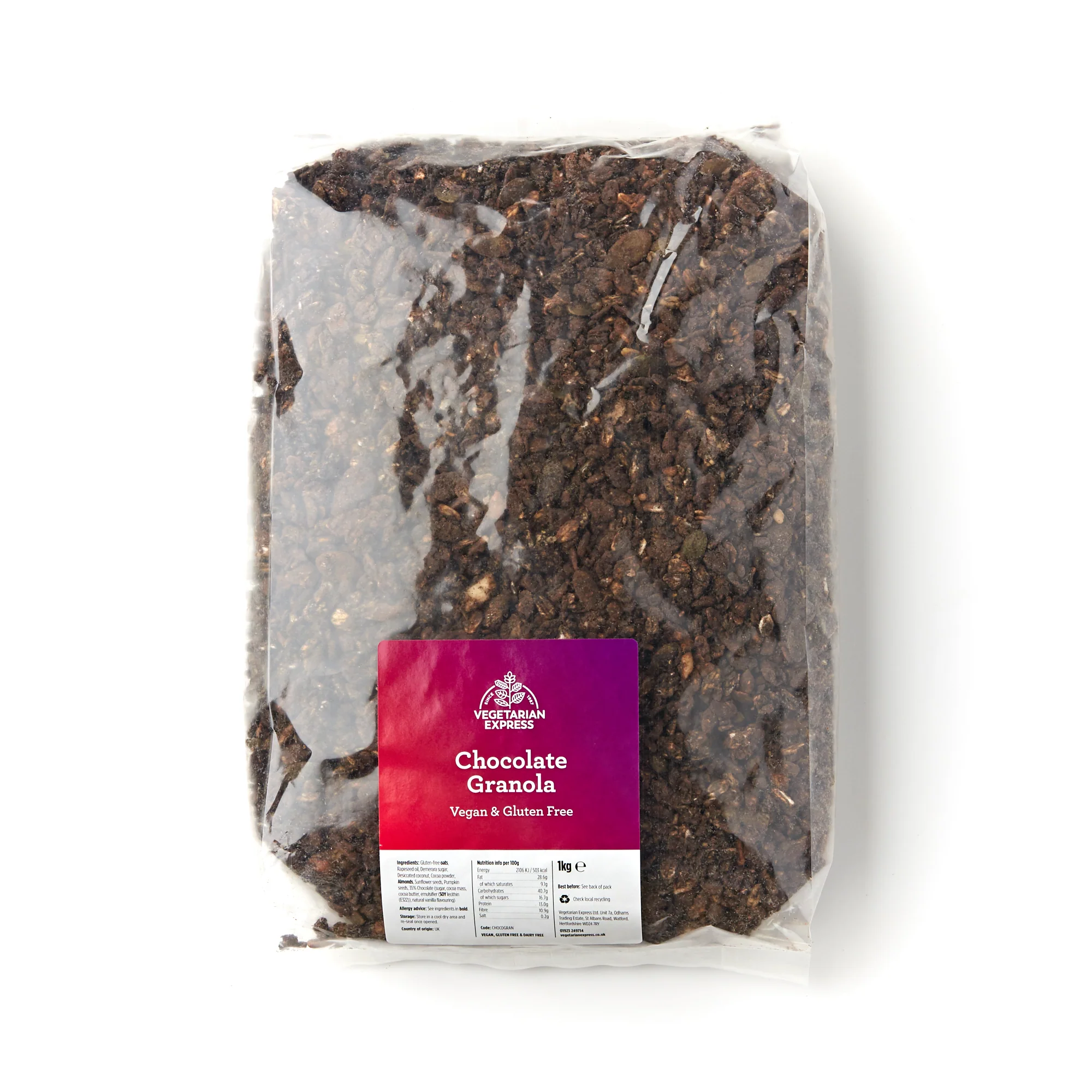 Gluten Free Chocolate Granola
