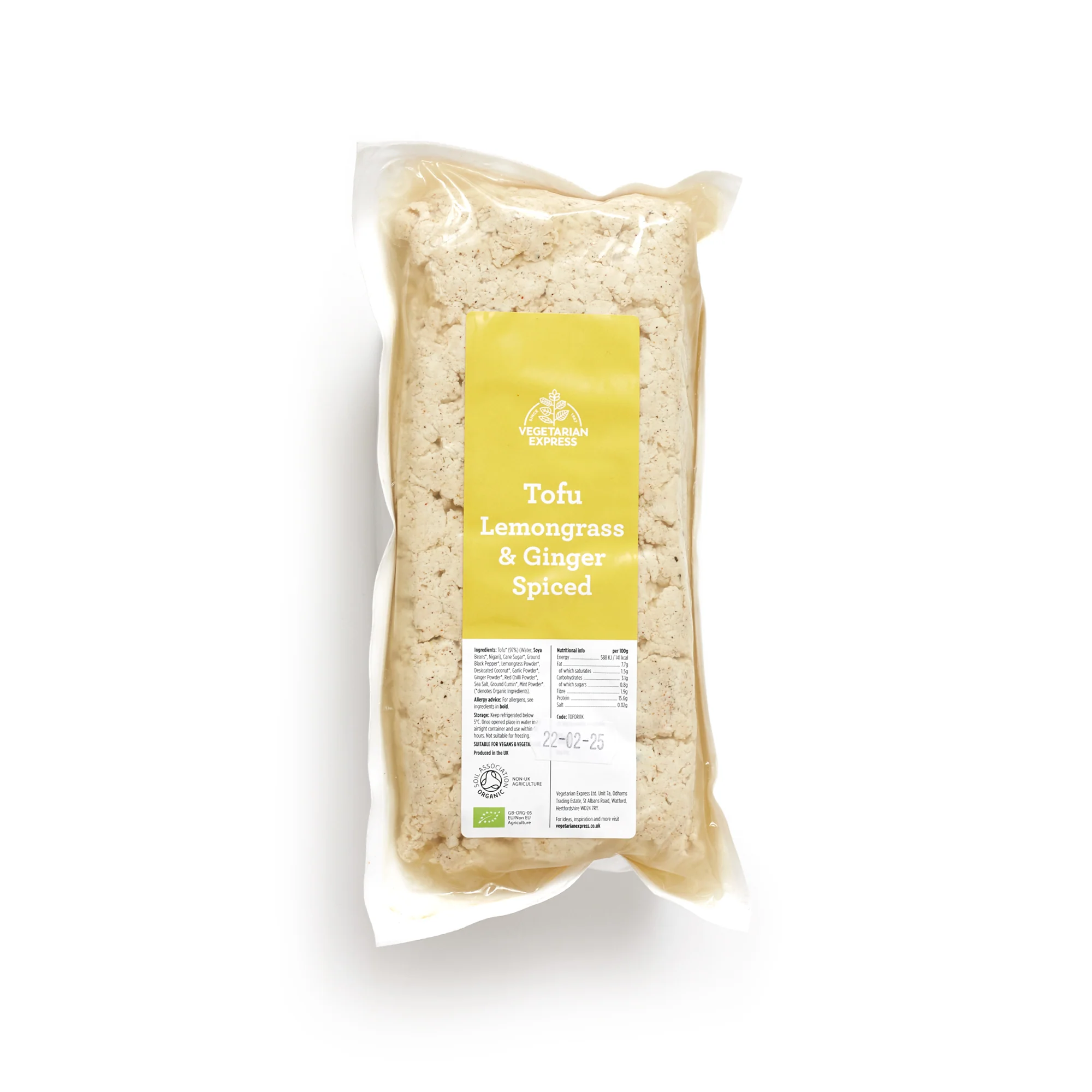 Lemongrass and Ginger Spiced Tofu