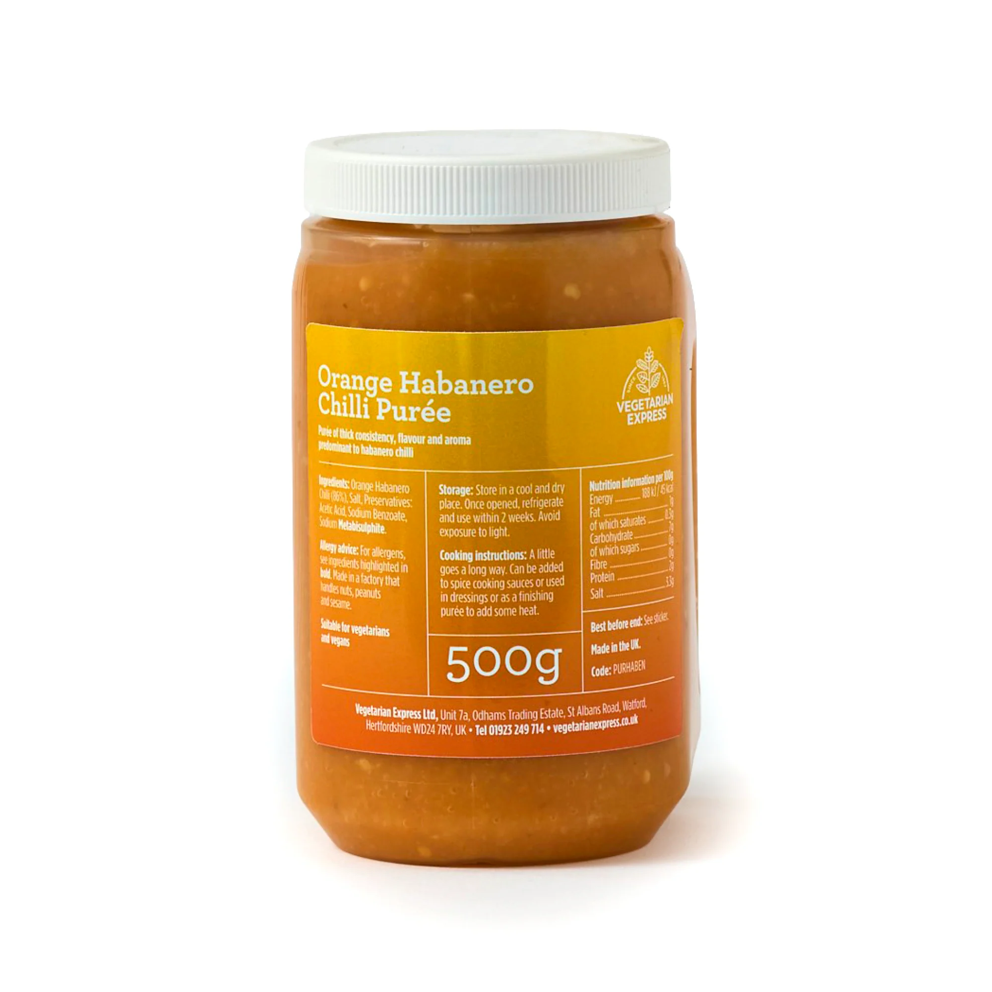 Orange Habanero Puree