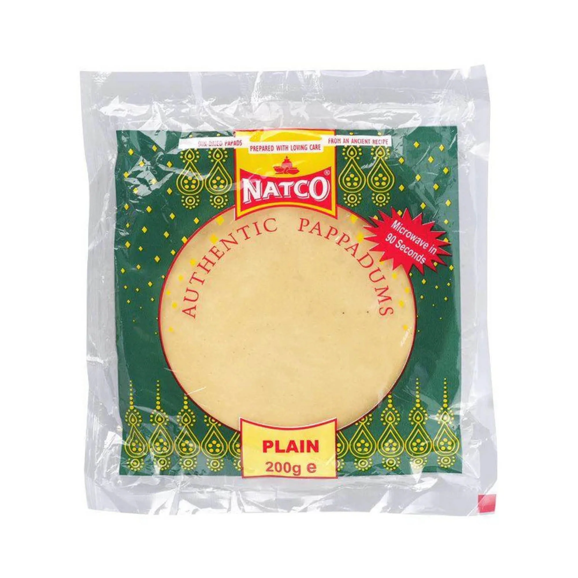 Plain Poppadoms (Uncooked)