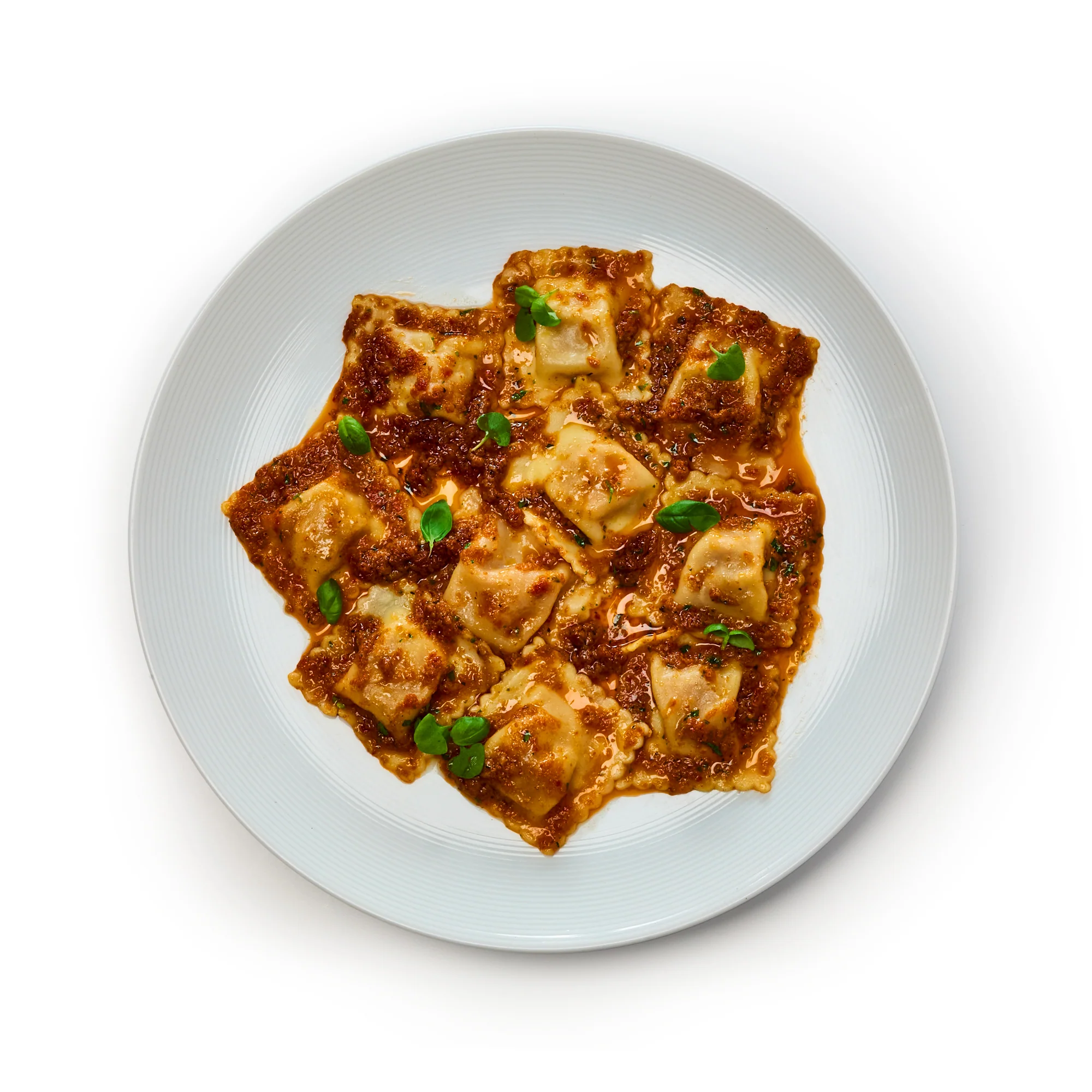 Plant-based Bolognese with Red Wine Ravioli - Image 2