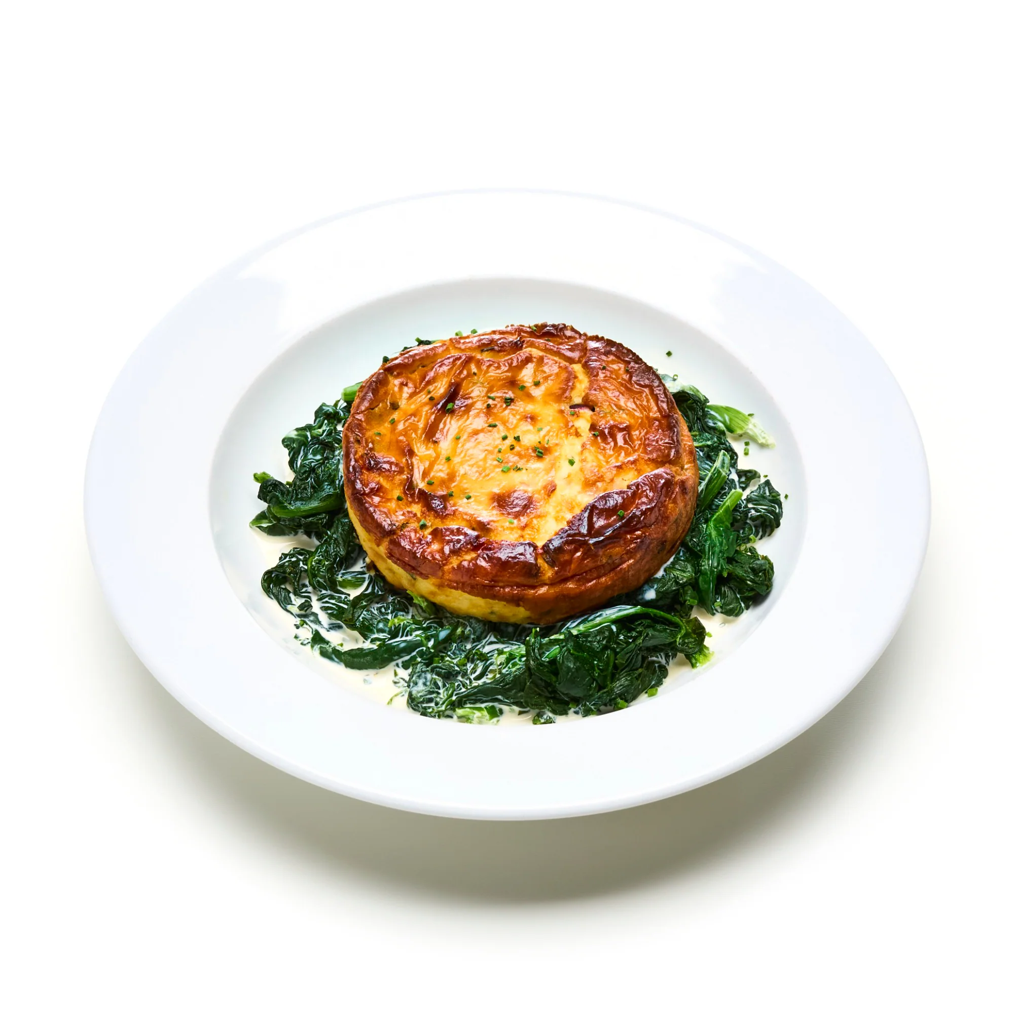 Twice Baked Cheese, Onion & Chive Souffle